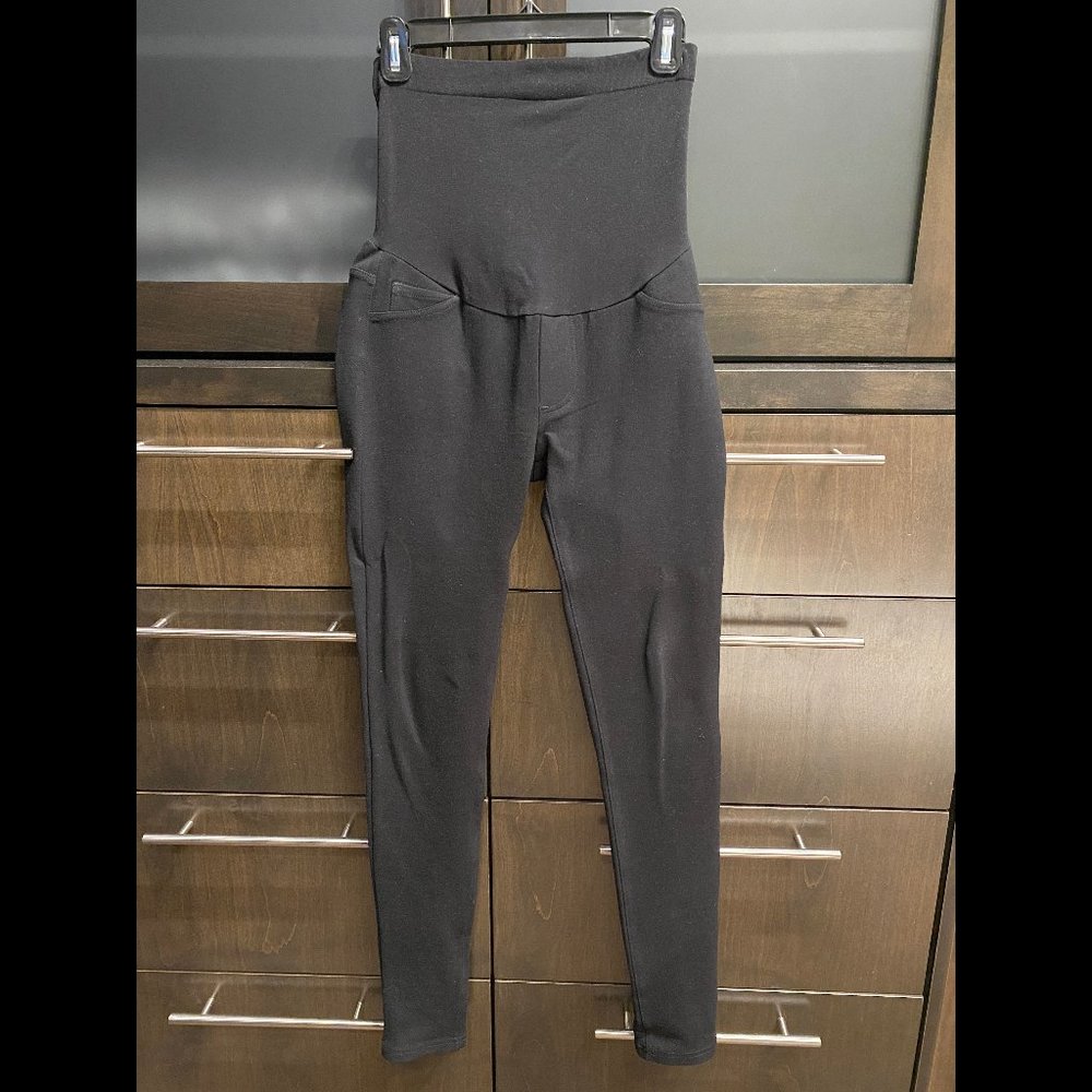 Ponte Maternity Legging Pants ft. Bellaband Panel
